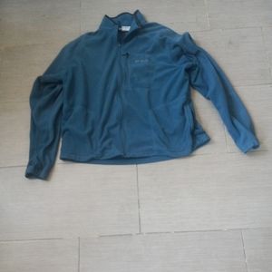 Columbia Sportswear Mens 1/4 Zip Pullover Sweater Stretch Outdoor Blue Size 2XL